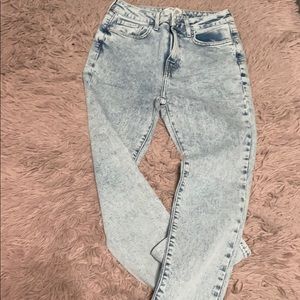 Light Blue washed off jeans